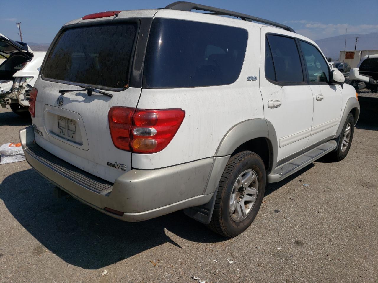 2004 Toyota Sequoia Sr5 white null gas 5TDZT34A04S229591 photo #4