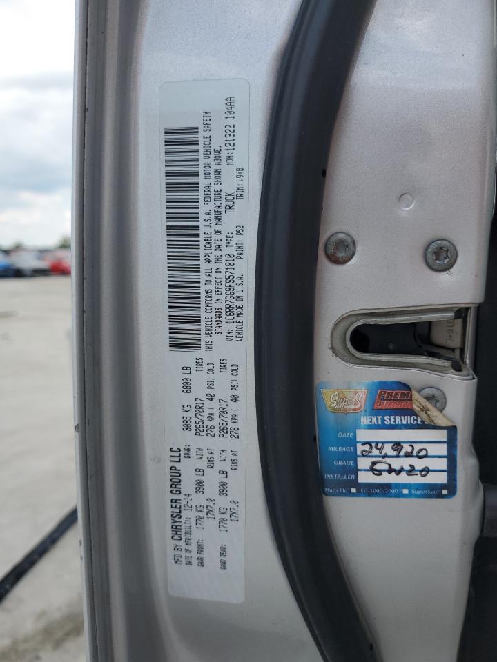 2015 Ram 1500 Slt VIN: 1C6RR7GG9FS571810 Lot: 68077875