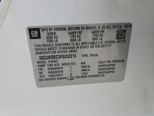 2015 CHEVROLET SILVERADO K1500 LT  