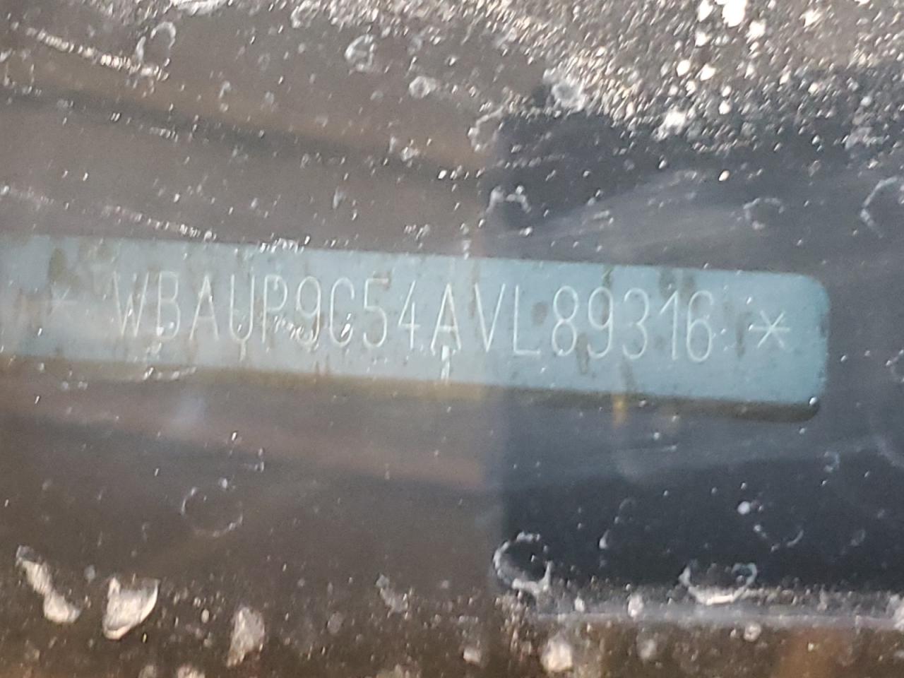 2010 BMW 128 I VIN: WBAUP9C54AVL89316 Lot: 70516975