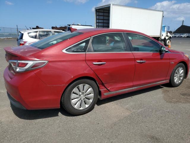  HYUNDAI SONATA 2016 Красный