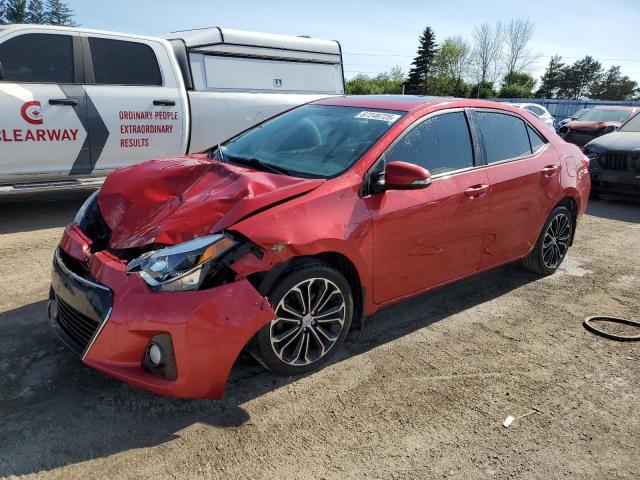 2016 TOYOTA COROLLA L   for sale at Copart ON - TORONTO