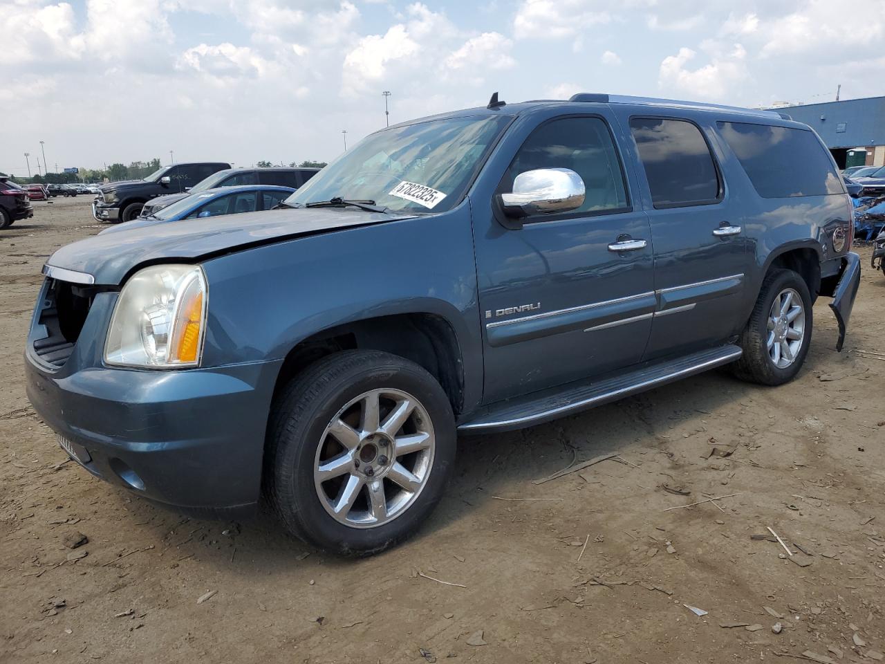 2008 GMC Yukon Xl Denali blue suv gas 1GKFC66898J249604 photo #1