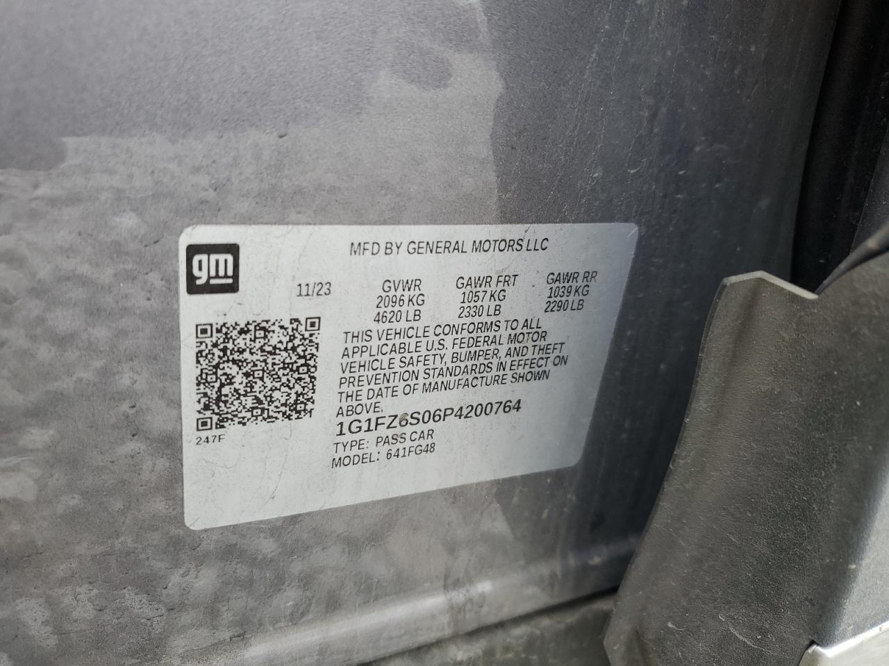 2023 Chevrolet Bolt Euv Premier VIN: 1G1FZ6S06P4200764 Lot: 67626975