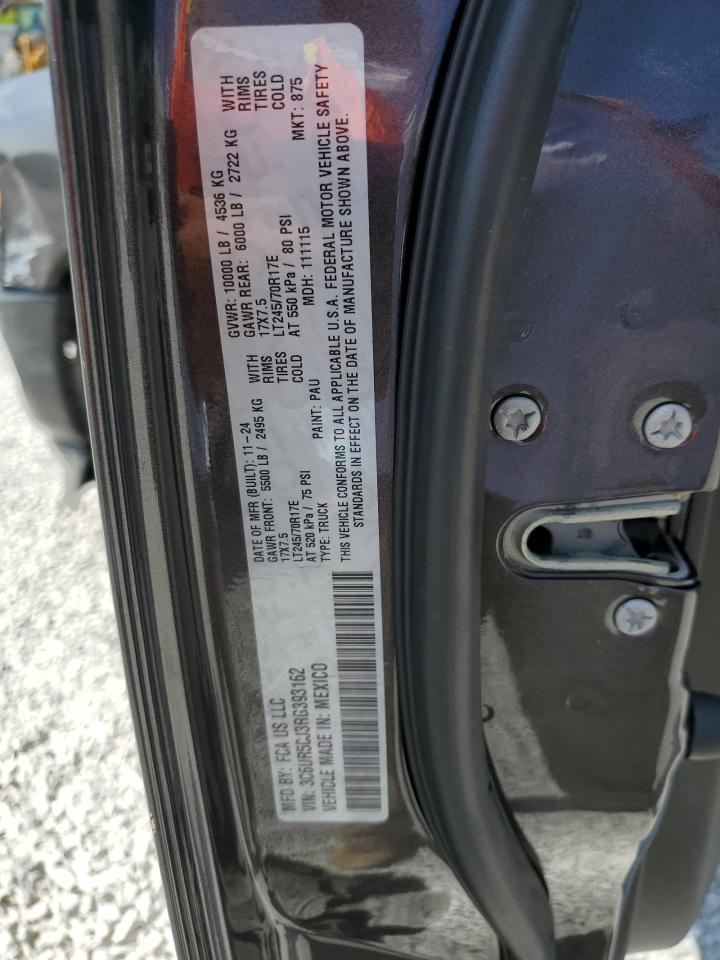 2024 Ram 2500 Tradesman VIN: 3C6UR5CJ3RG393162 Lot: 68424475