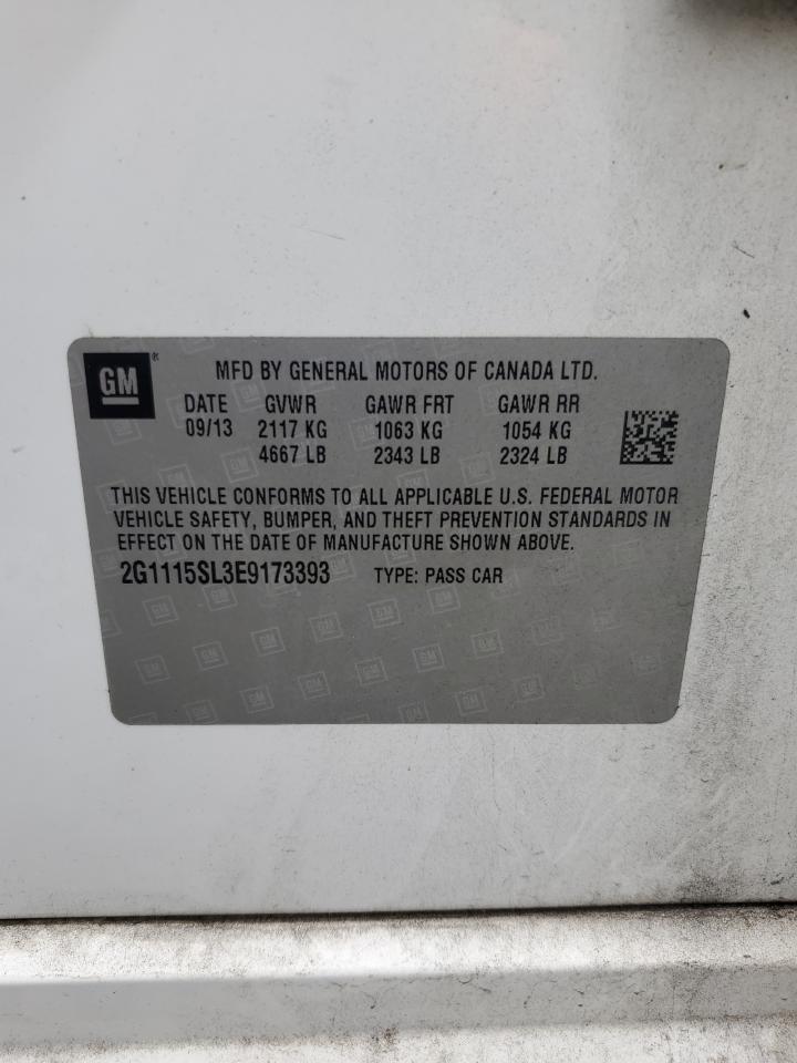 2014 Chevrolet Impala Lt VIN: 2G1115SL3E9173393 Lot: 67406035
