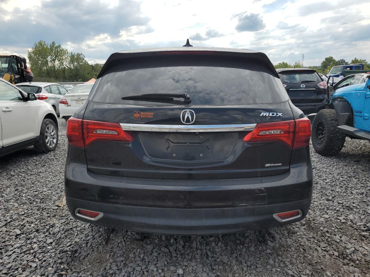 2014 Acura Mdx VIN: 5FRYD4H27EB004199 Lot: 71028365