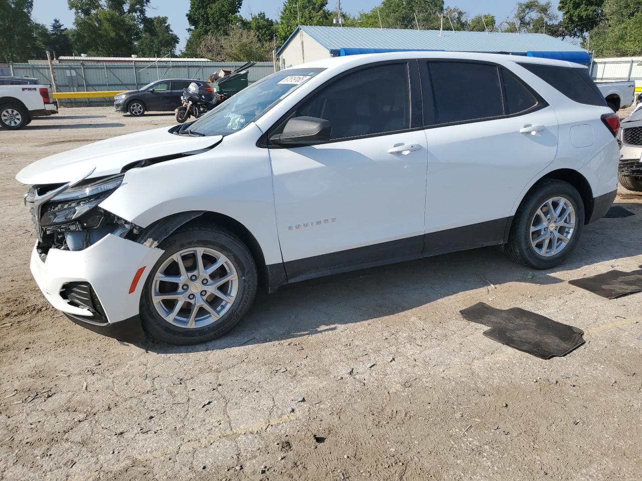 2022 Chevrolet Equinox Ls white null gas 3GNAXHEV5NS164693 photo #1