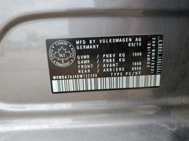 2013 VOLKSWAGEN GOLF   