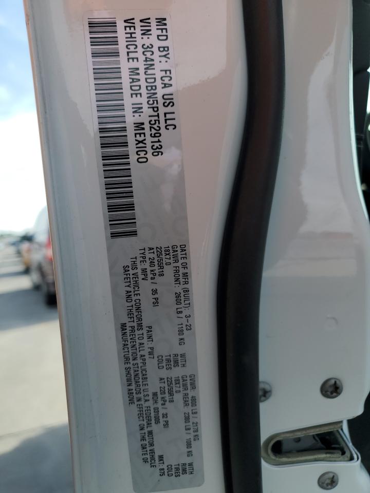 2023 Jeep Compass Latitude VIN: 3C4NJDBN5PT529136 Lot: 68167025