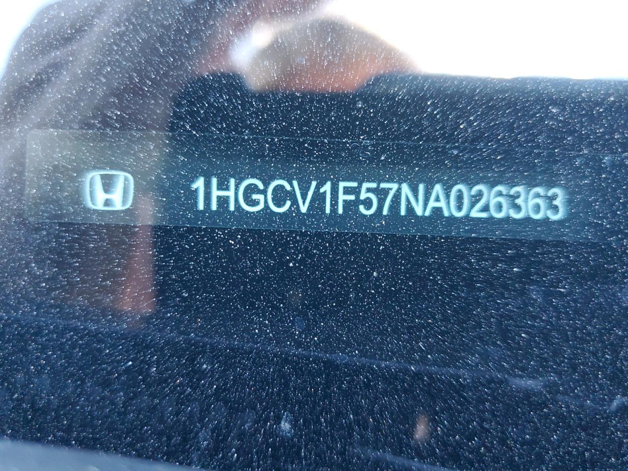 2022 Honda Accord Exl VIN: 1HGCV1F57NA026363 Lot: 70476965