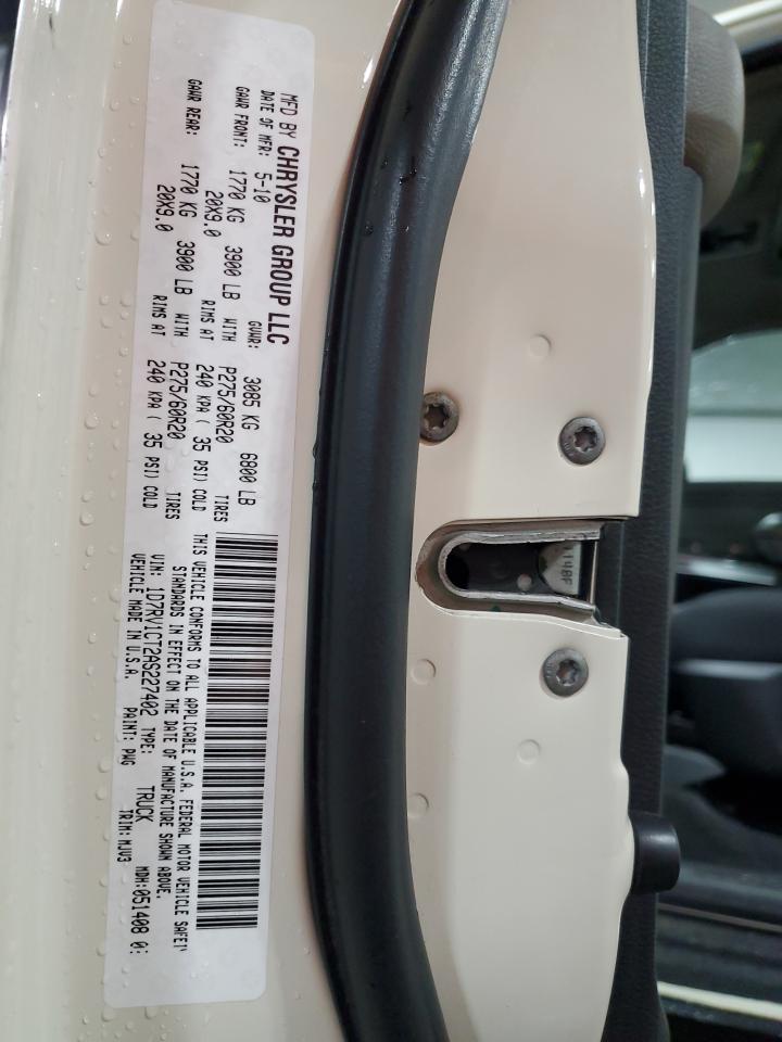 2010 Dodge Ram 1500 VIN: 1D7RV1CT2AS227402 Lot: 68772545