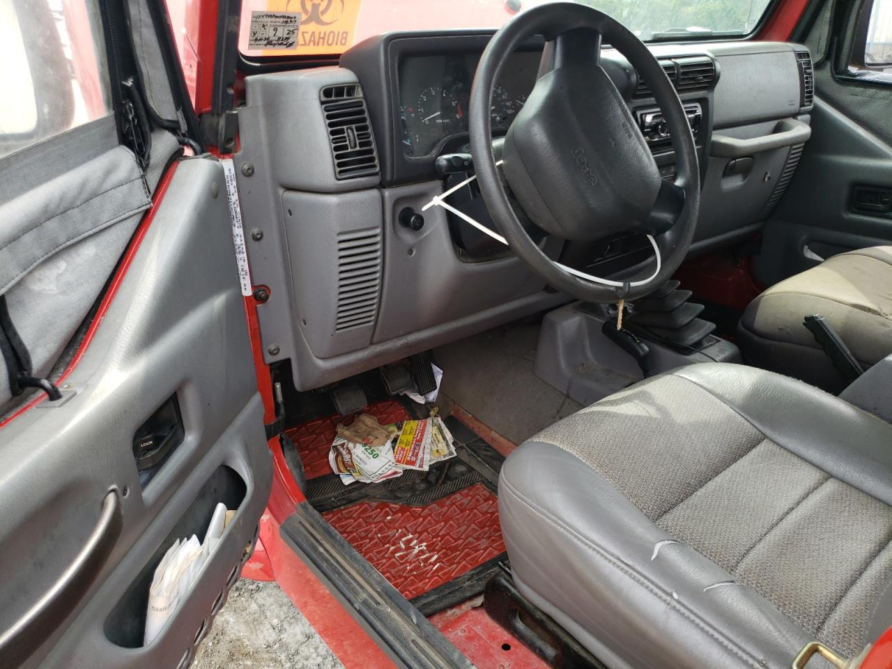 1998 Jeep Wrangler / Tj Se VIN: 1J4FY29P0WP803707 Lot: 67549015