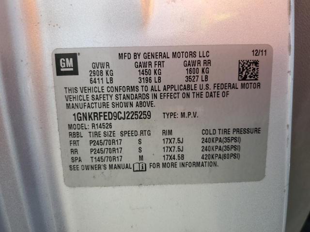 2012 CHEVROLET TRAVERSE LS  