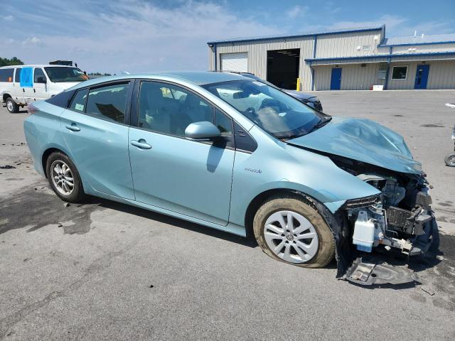  TOYOTA PRIUS 2017 Бирюзовый