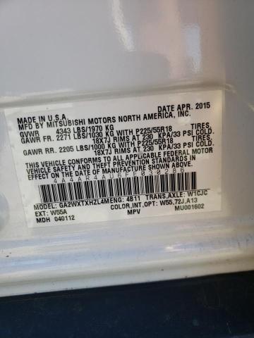 2015 MITSUBISHI OUTLANDER SPORT SE  