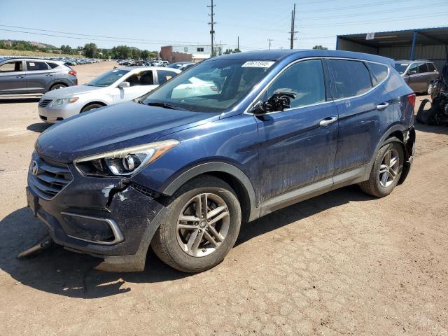  HYUNDAI SANTA FE 2017 Granatowy