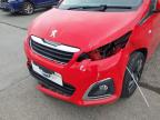 2018 PEUGEOT 108 ALLURE for sale at Copart WHITBURN