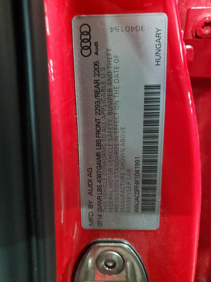 2015 Audi A3 Premium VIN: WAUACGFF4F1041991 Lot: 67542845