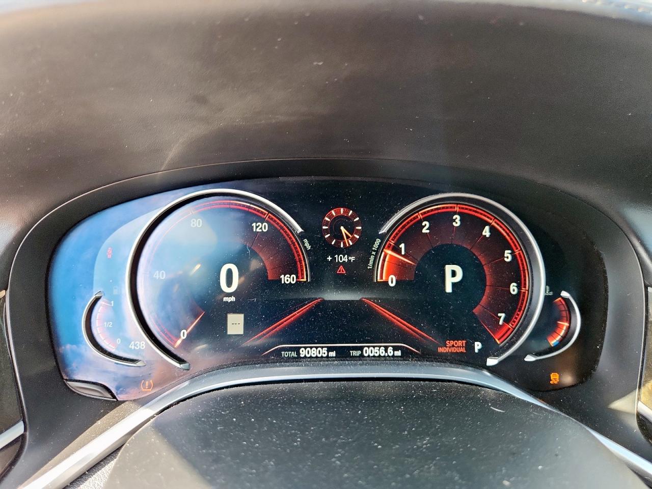 2017 BMW 740 I VIN: WBA7E2C34HG740975 Lot: 71019405