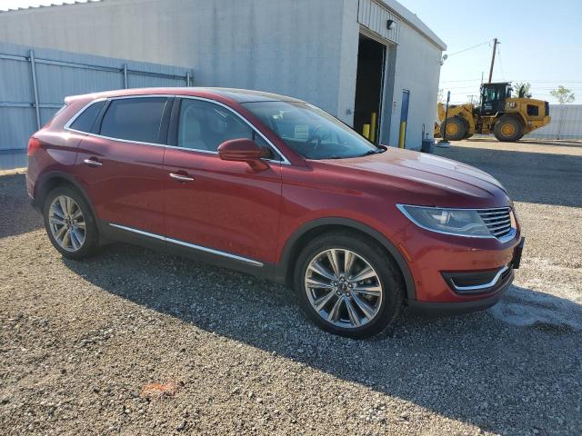 Паркетники LINCOLN MKX 2016 Красный