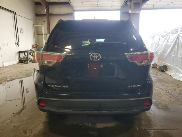  TOYOTA HIGHLANDER 2016 Черный
