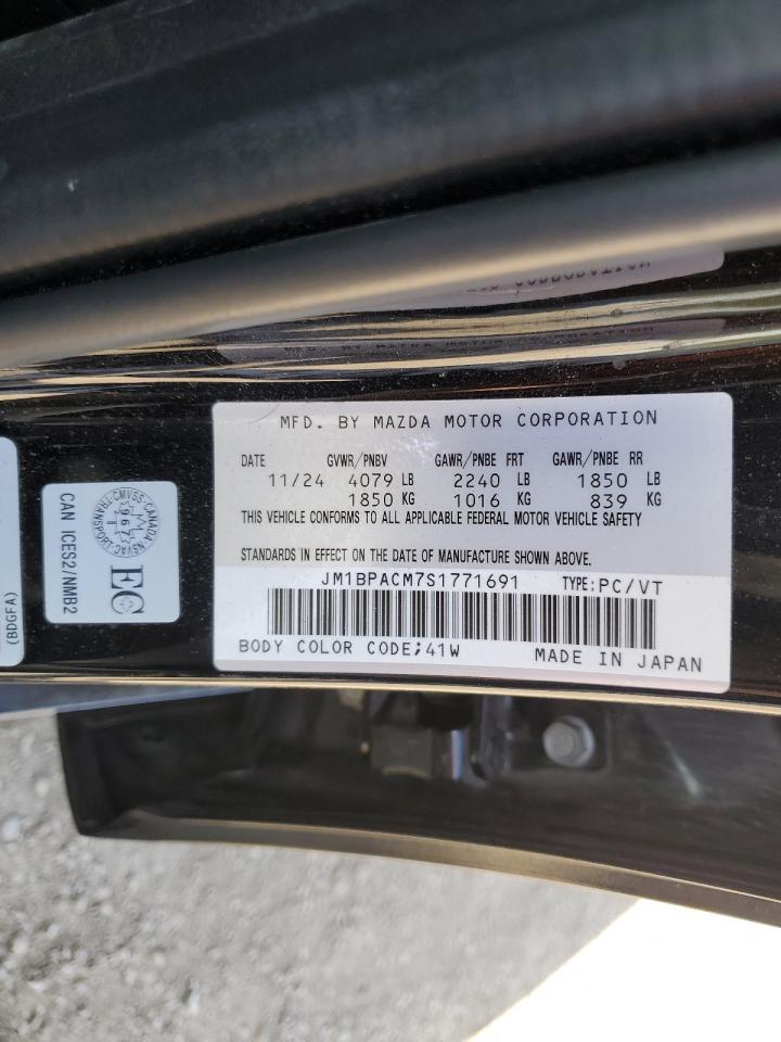 2025 Mazda 3 Preferred VIN: JM1BPACM7S1771691 Lot: 69923475