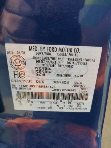 2008 FORD ESCAPE XLT  