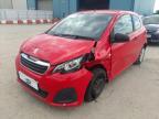 2015 PEUGEOT 108 ACCESS for sale at Copart ROCHFORD