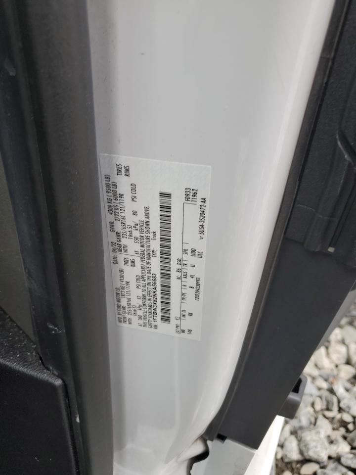 2022 Ford Transit T-350 VIN: 1FTBW3X82NKA56683 Lot: 69371875