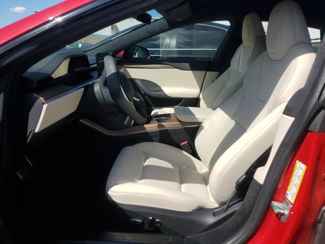  TESLA MODEL S 2021 Czerwony