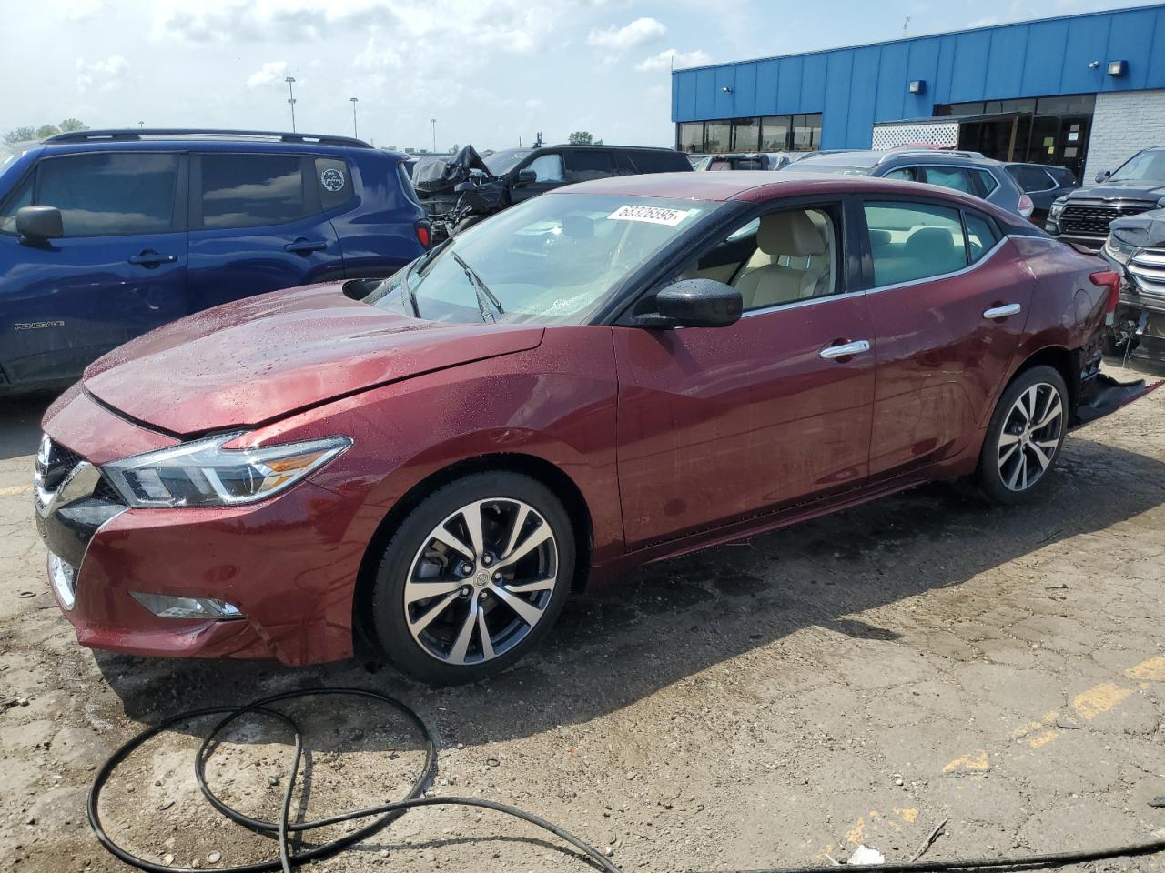 2017 Nissan Maxima 3.5S brown null gas 1N4AA6AP6HC399769 photo #1