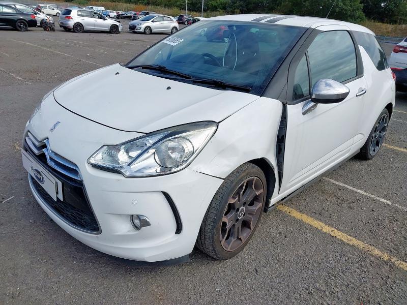 2011 CITROEN DS3 BLACK for sale at Copart SANDTOFT