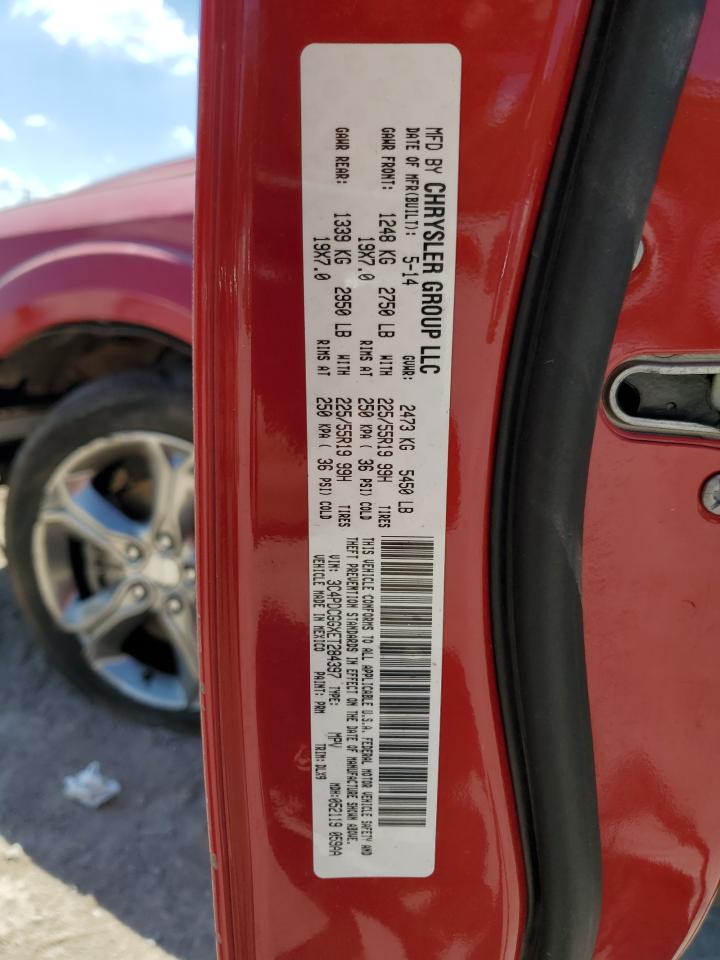 2014 Dodge Journey Crossroad VIN: 3C4PDCGGXET284397 Lot: 69971185