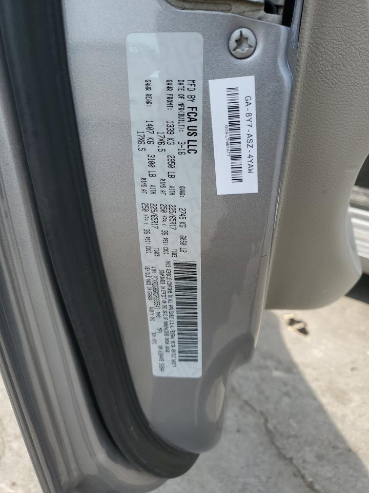 2016 Dodge Grand Caravan Se VIN: 2C4RDGBGXGR335541 Lot: 68684855