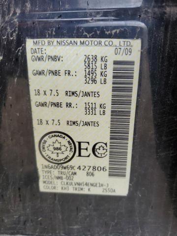 2009 NISSAN FRONTIER CREW CAB SE  