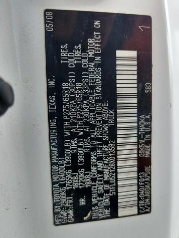 2008 TOYOTA TUNDRA   