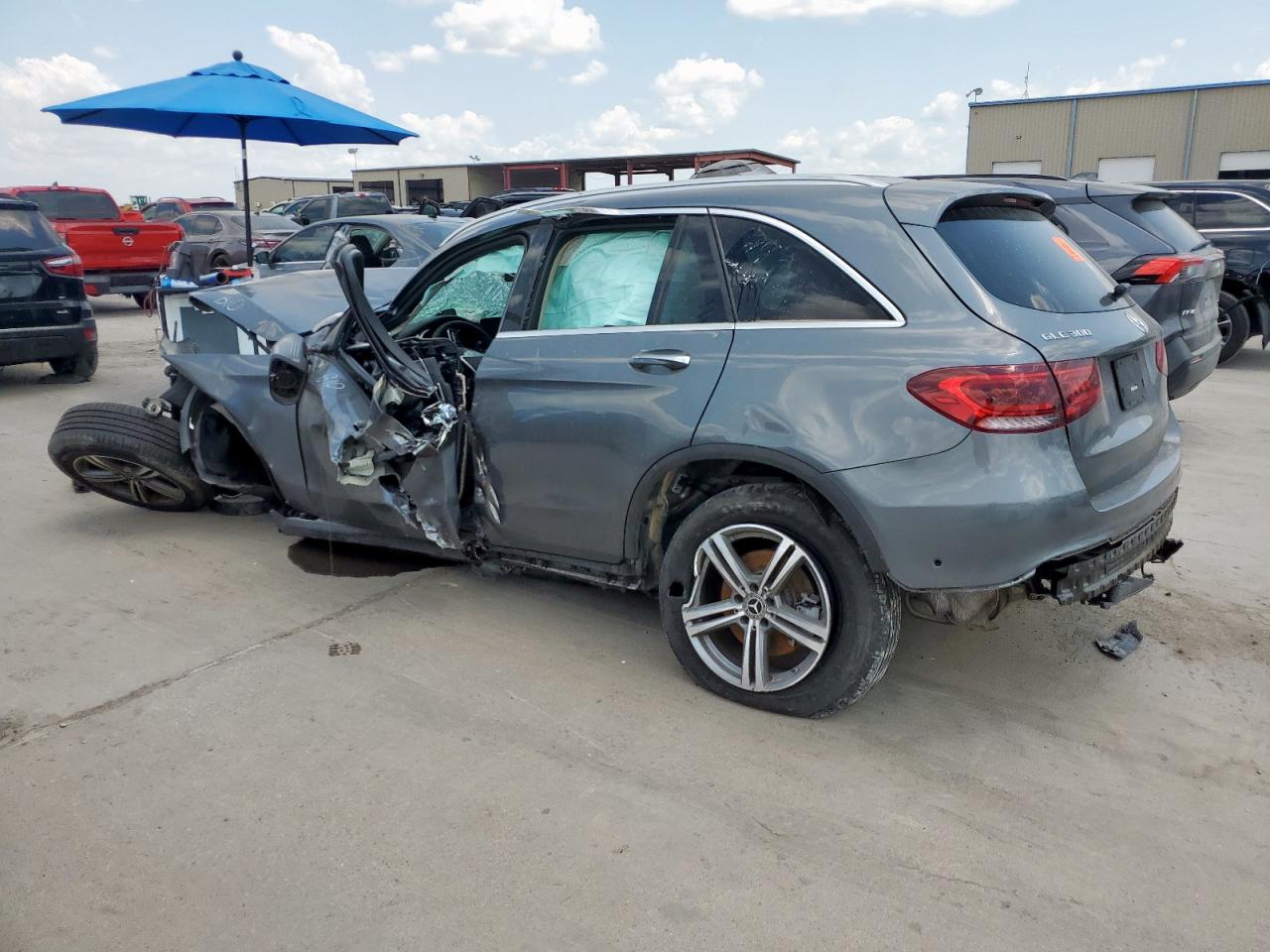 2021 Mercedes-Benz Glc 300 grey null gas W1N0G8DB9MV265099 photo #3