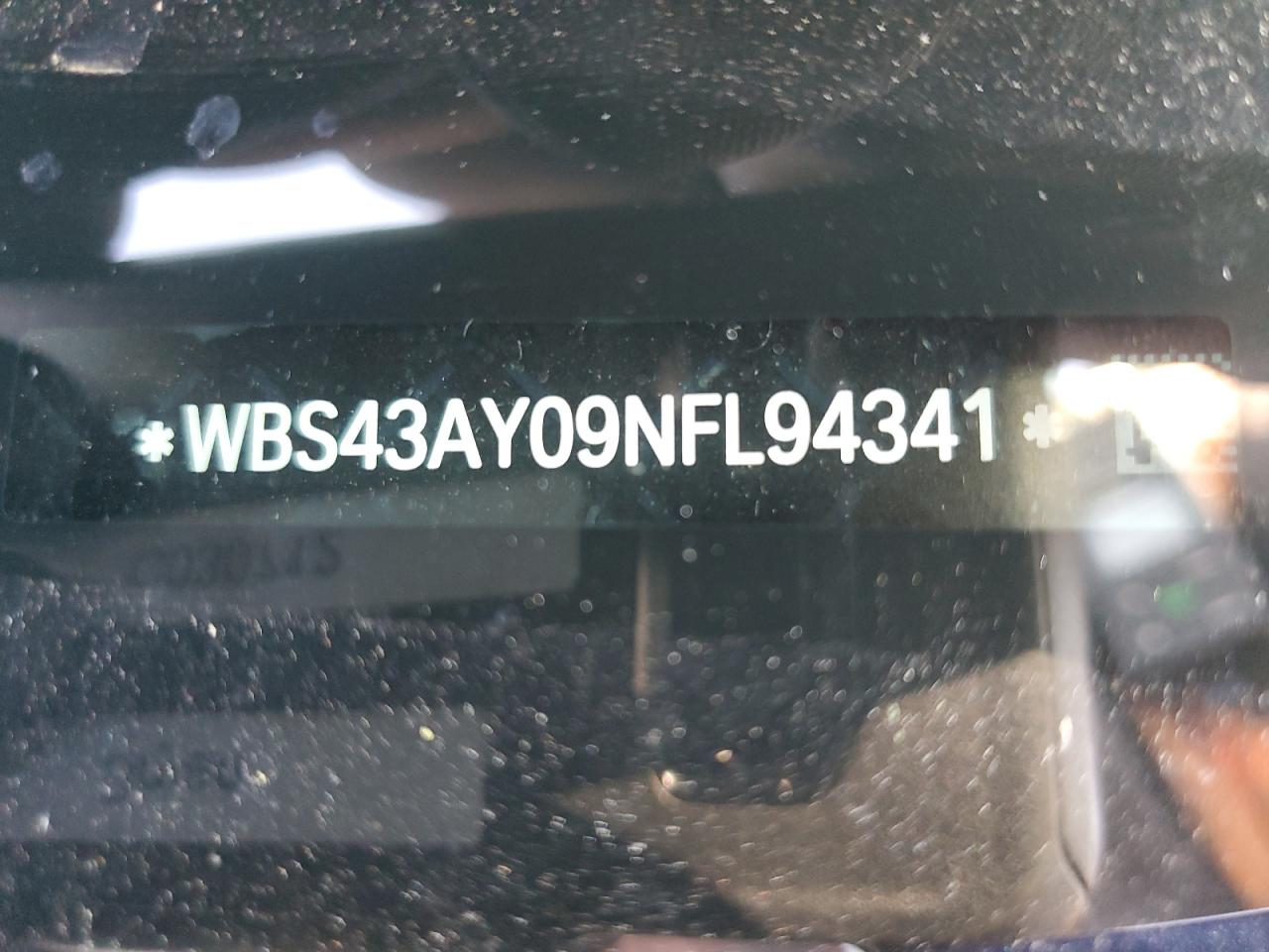 2022 BMW M3 Competition VIN: WBS43AY09NFL94341 Lot: 67458375