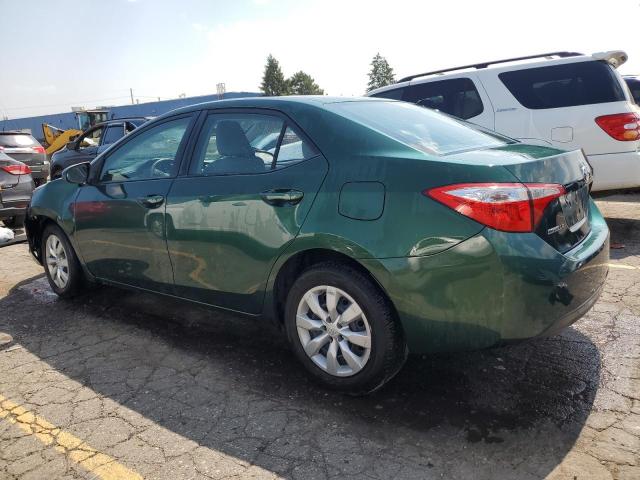  TOYOTA COROLLA 2015 Green
