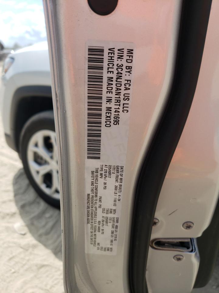 2024 Jeep Compass Sport VIN: 3C4NJDAN1RT141695 Lot: 70197945