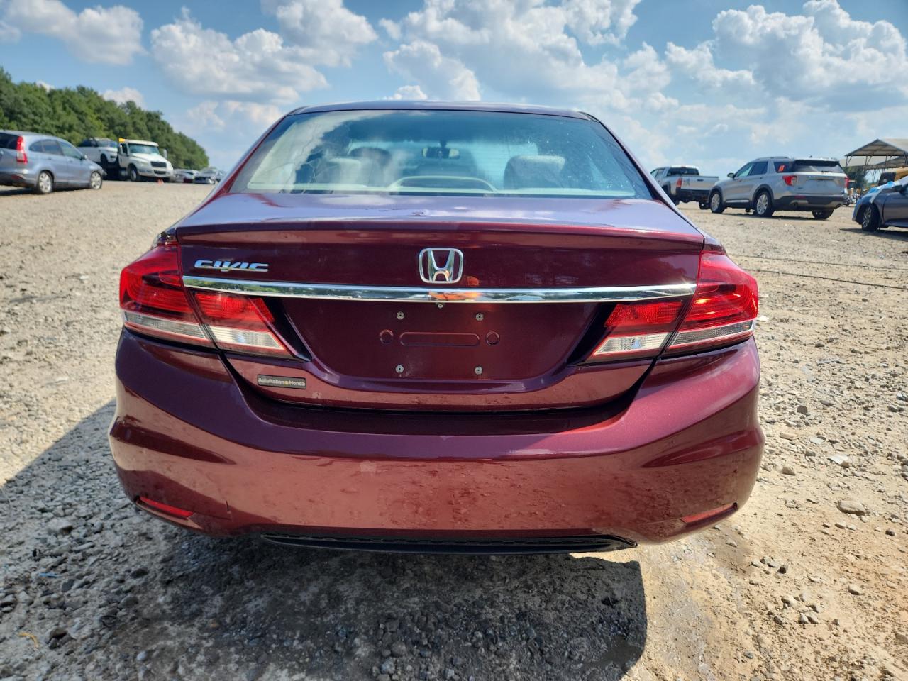 2013 Honda Civic Lx VIN: 2HGFB2F56DH599735 Lot: 70562545
