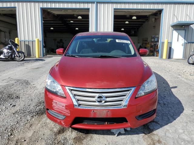  NISSAN SENTRA 2014 Czerwony