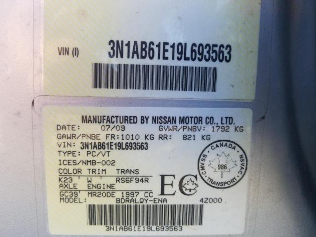 2009 NISSAN SENTRA 2.0  
