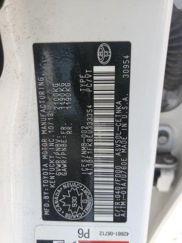 2014 TOYOTA CAMRY L  