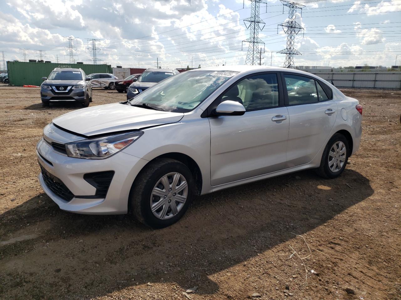 2023 Kia Rio Lx silver null gas 3KPA24AD2PE566329 photo #1