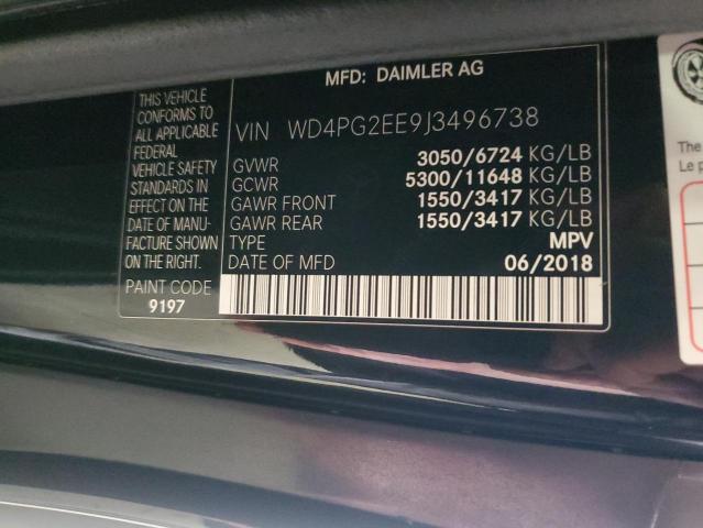 2018 MERCEDES-BENZ METRIS   