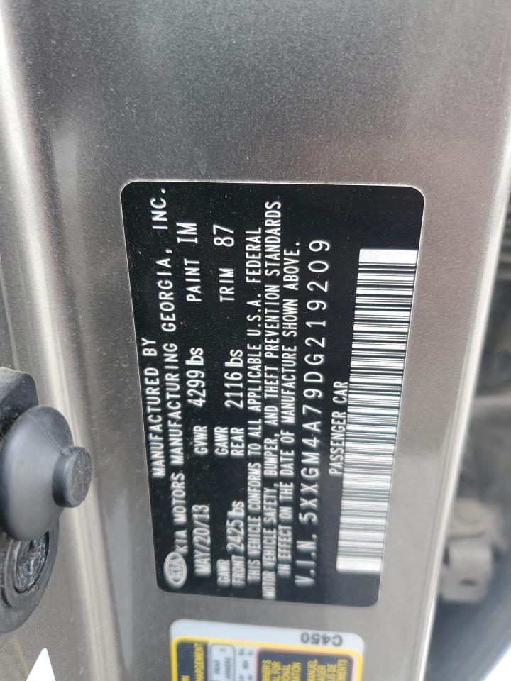 2013 Kia Optima Lx VIN: 5XXGM4A79DG219209 Lot: 70268165