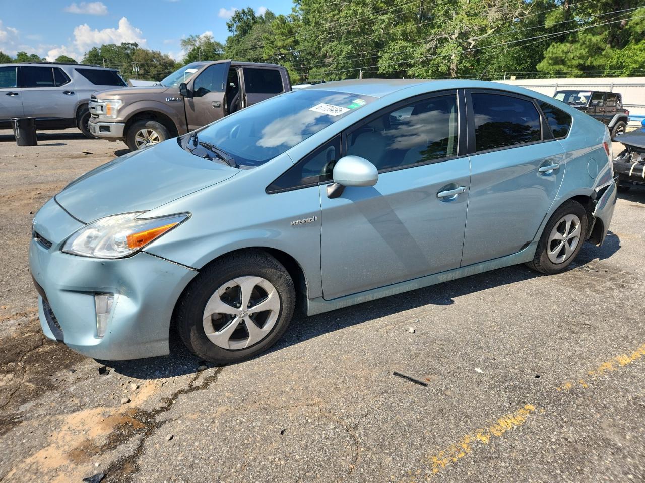2014 Toyota Prius blue null hybrid JTDKN3DU2E1796535 photo #1