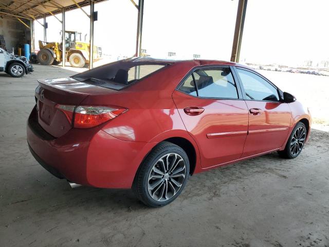 TOYOTA COROLLA 2016 Красный